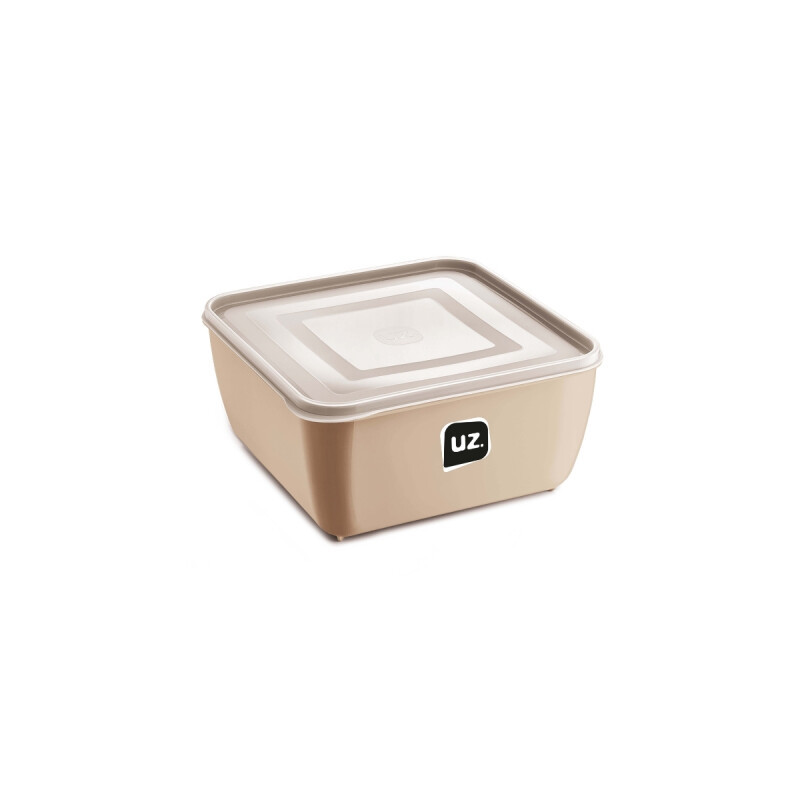 Pote multiuso cuadrado 5lts CAPPUCCINO