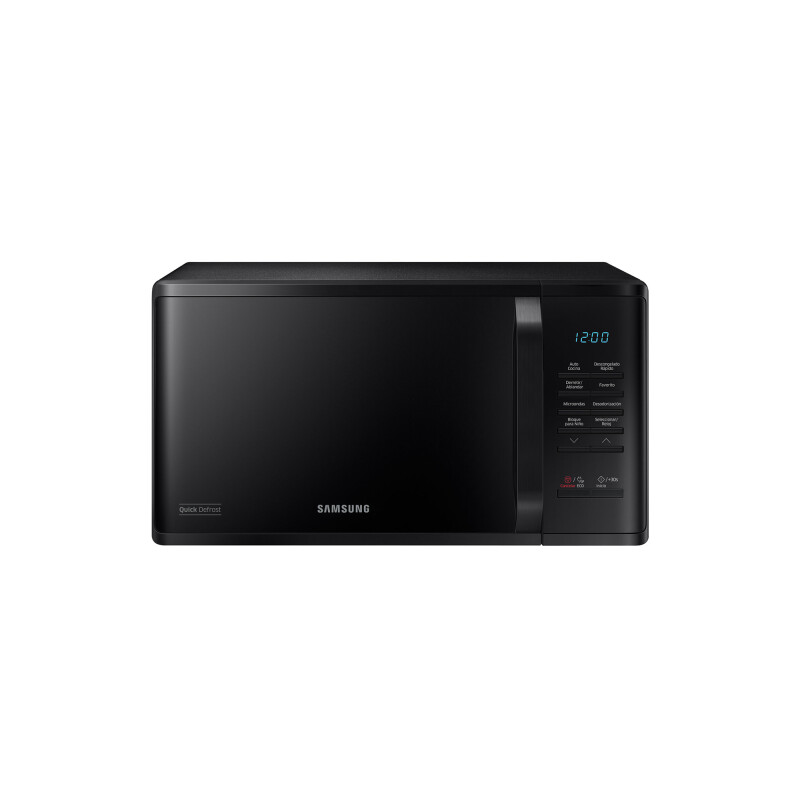 Microondas Samsung 23 L 800 W Negro Esmalte Cerámico MS23K3513AK