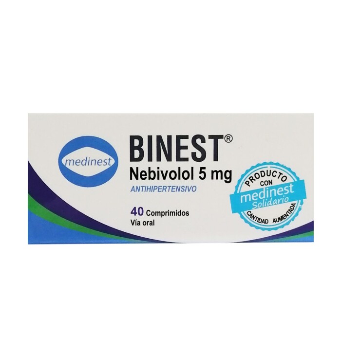 BINEST 5 MG. CJ X 40 COMP. única