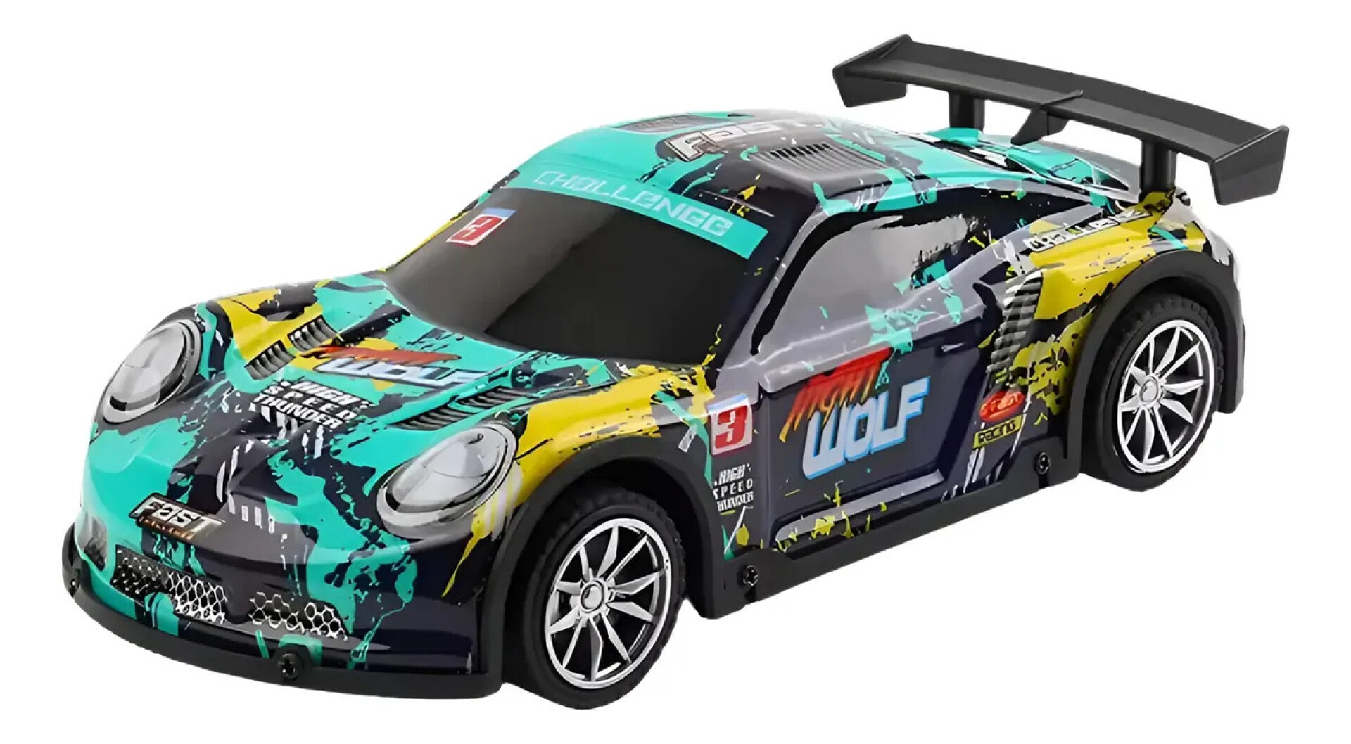Auto Rc Deportivo Estampado Hace Drift / Derrape - VERDE 