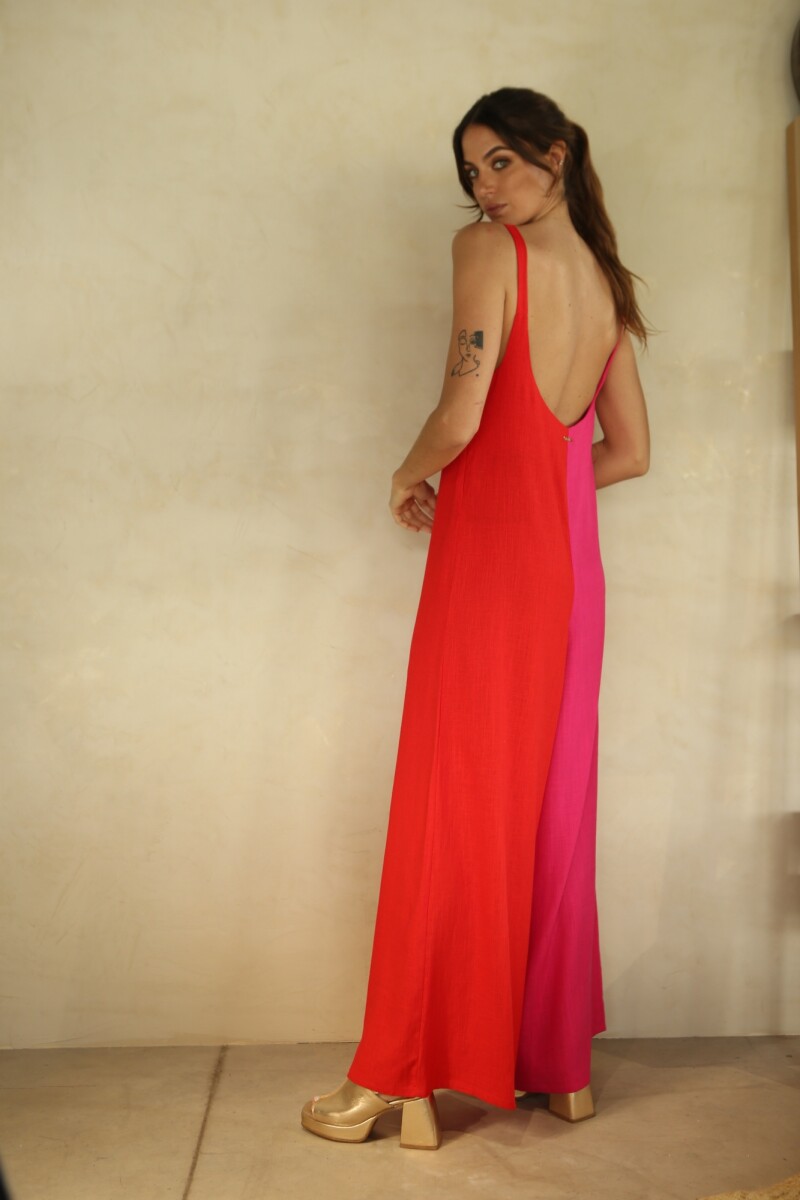 MONO HELENA SS24 Rojo Y Fucsi