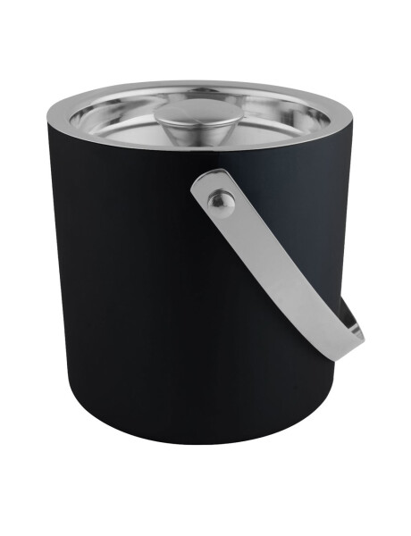 HIELERA A. INOX. C/ASA EXT. NEGRO MAT. D15X15CMS HIELERA A. INOX. C/ASA EXT. NEGRO MAT. D15X15CMS