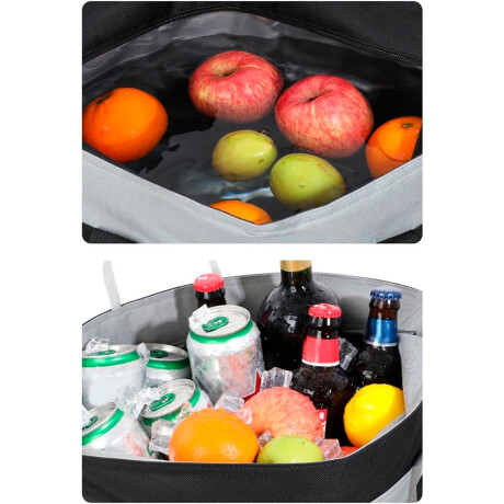 Bolso Térmico Reforzado Playa Picnic 40L 816-3 NEGRO