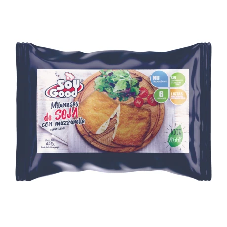 Milanesas de Soja Soy Good con Muzzarella Milanesas de Soja Soy Good con Muzzarella