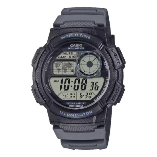 Reloj CASIO AE1000W-8AVDF Resina Gris Esfera 46mm 0
