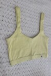 Top tiras Amarillo pastel