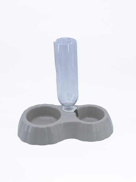 PLATO DOBLE PORTA BOTELLA BEIGE