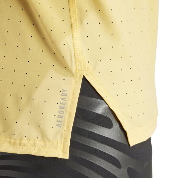Musculosa Adidas Adizero Running Singlet Amarillo