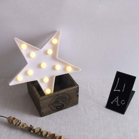 Lámpara Infantil Veladora Con Forma De Estrella Lámpara Infantil Veladora Con Forma De Estrella