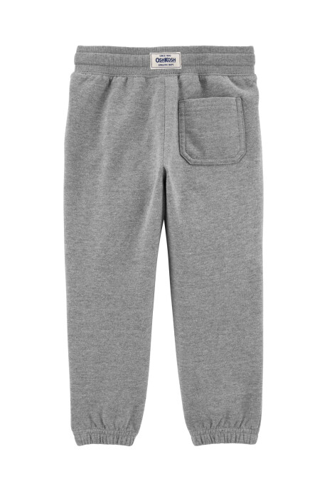 Pantalón deportivo de algodón y corte holgado. Talles 2-5T Sin color