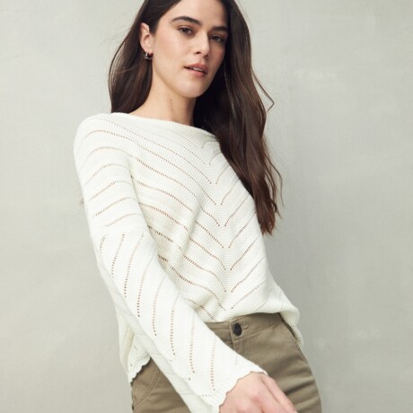 SWEATER CAPUCINE Crudo