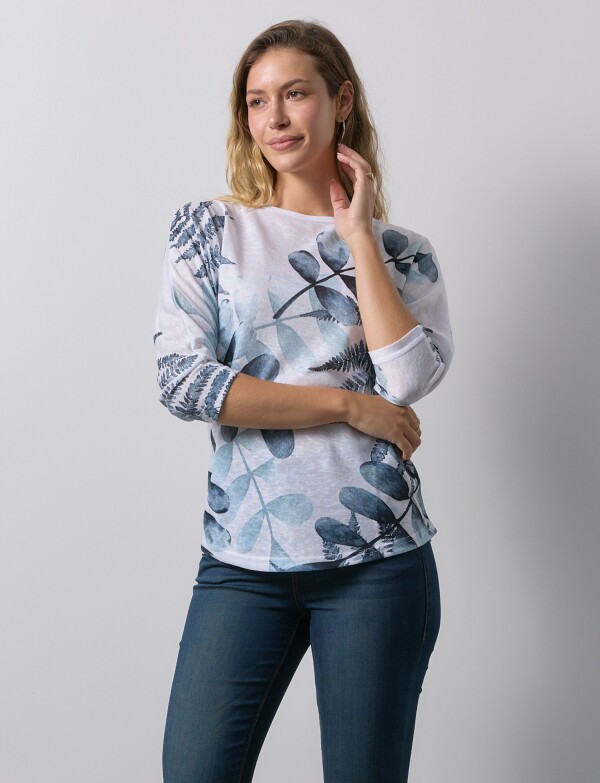 Buzo Print BLANCO/MULTI