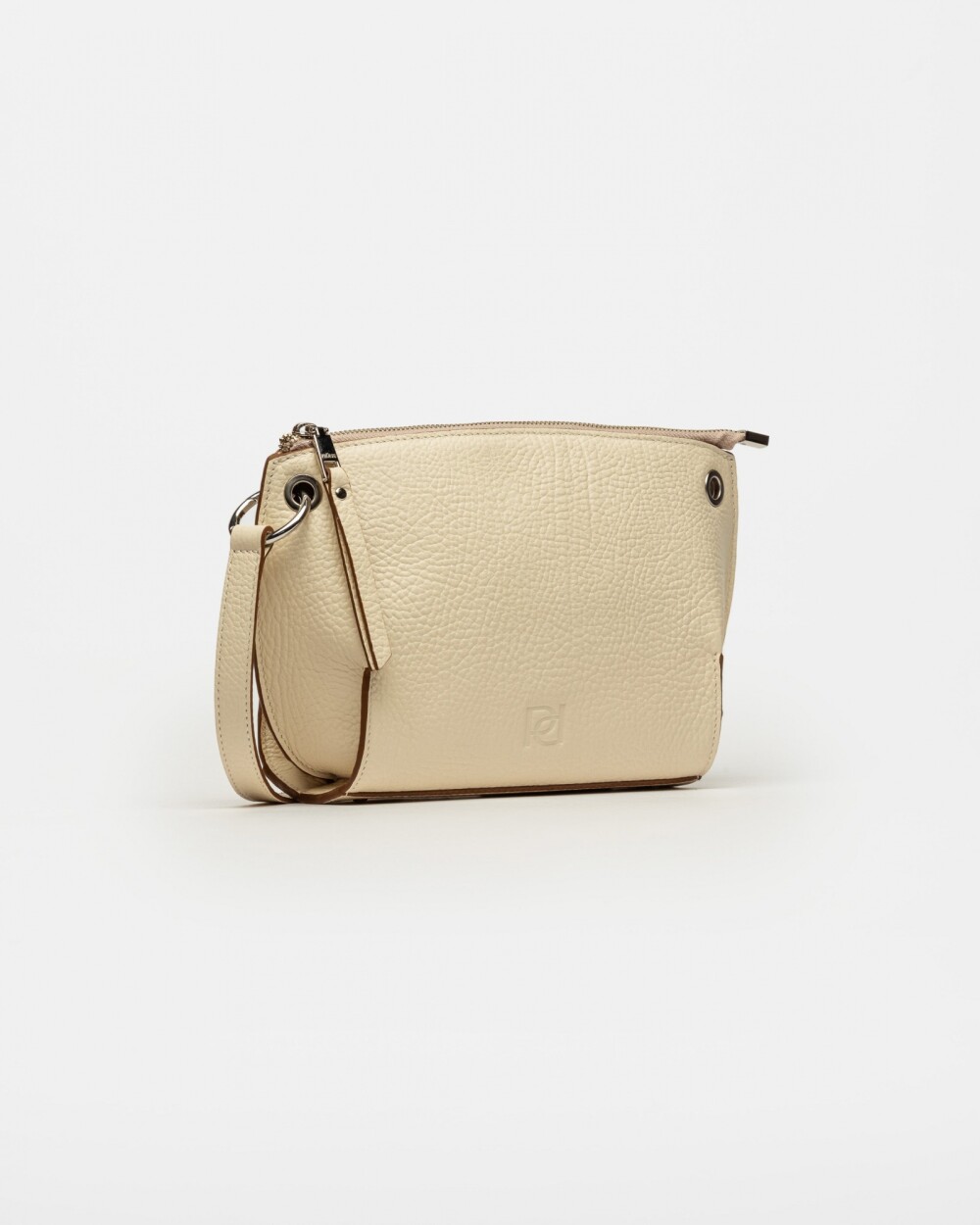 Bandolera Sauvage en cuero graneado Cotton