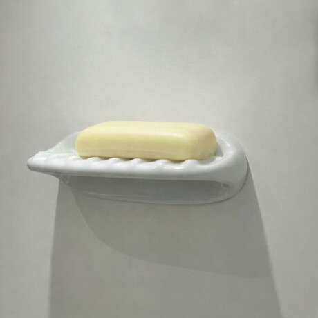 JABONERA GRANDE SATINADO CEPILLADO LOZA BLANCO BLANCO
