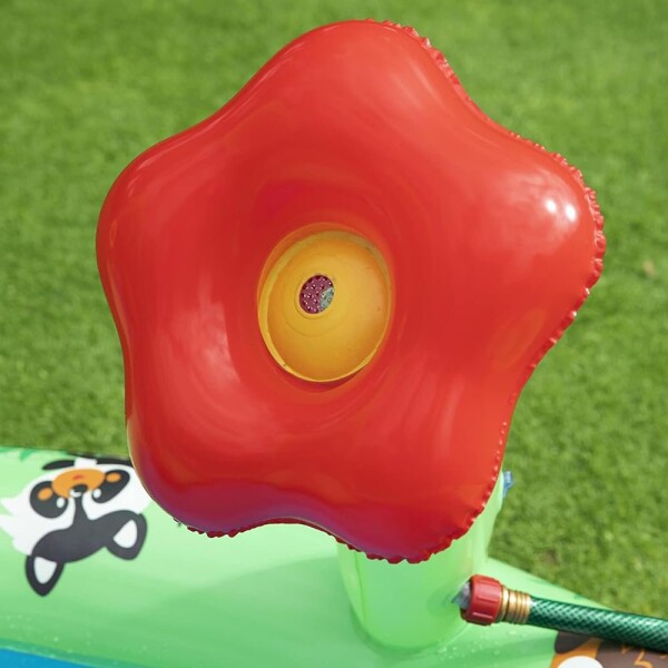 Piscina Doble Infantil Inflable Puente Bosque Juegos Bestway Variante Diseño Multicolor