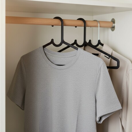 Pack x6 Perchas NEGRO