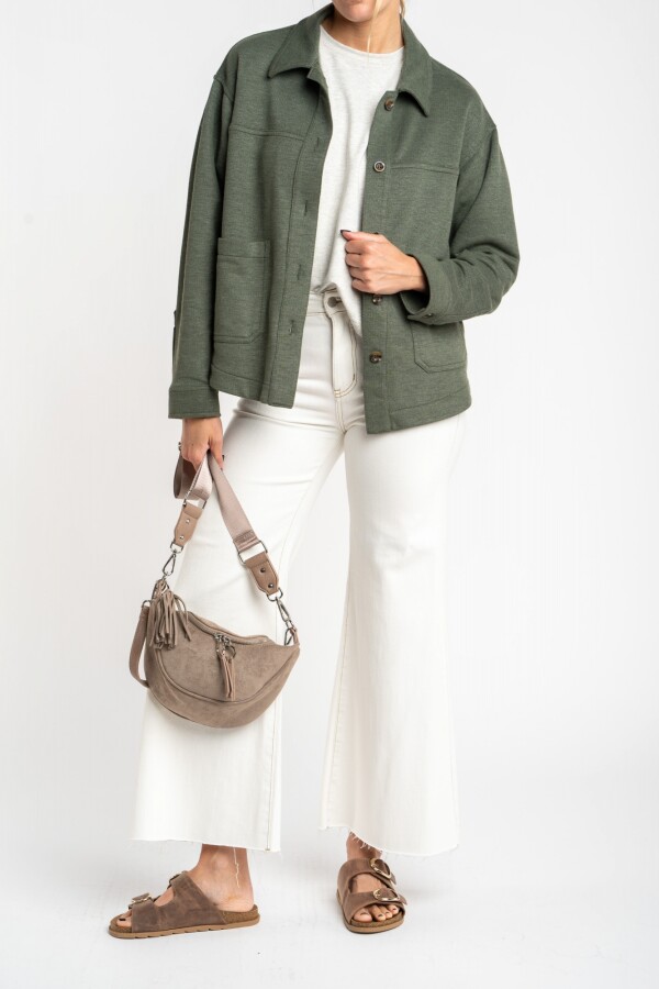 Cartera Gamuza Vegana Arena