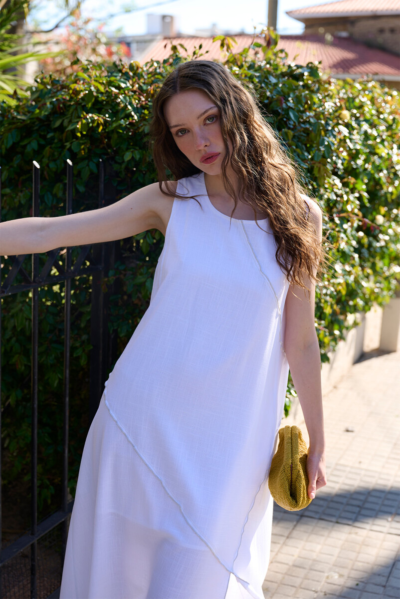 VESTIDO PAZ - BLANCO 