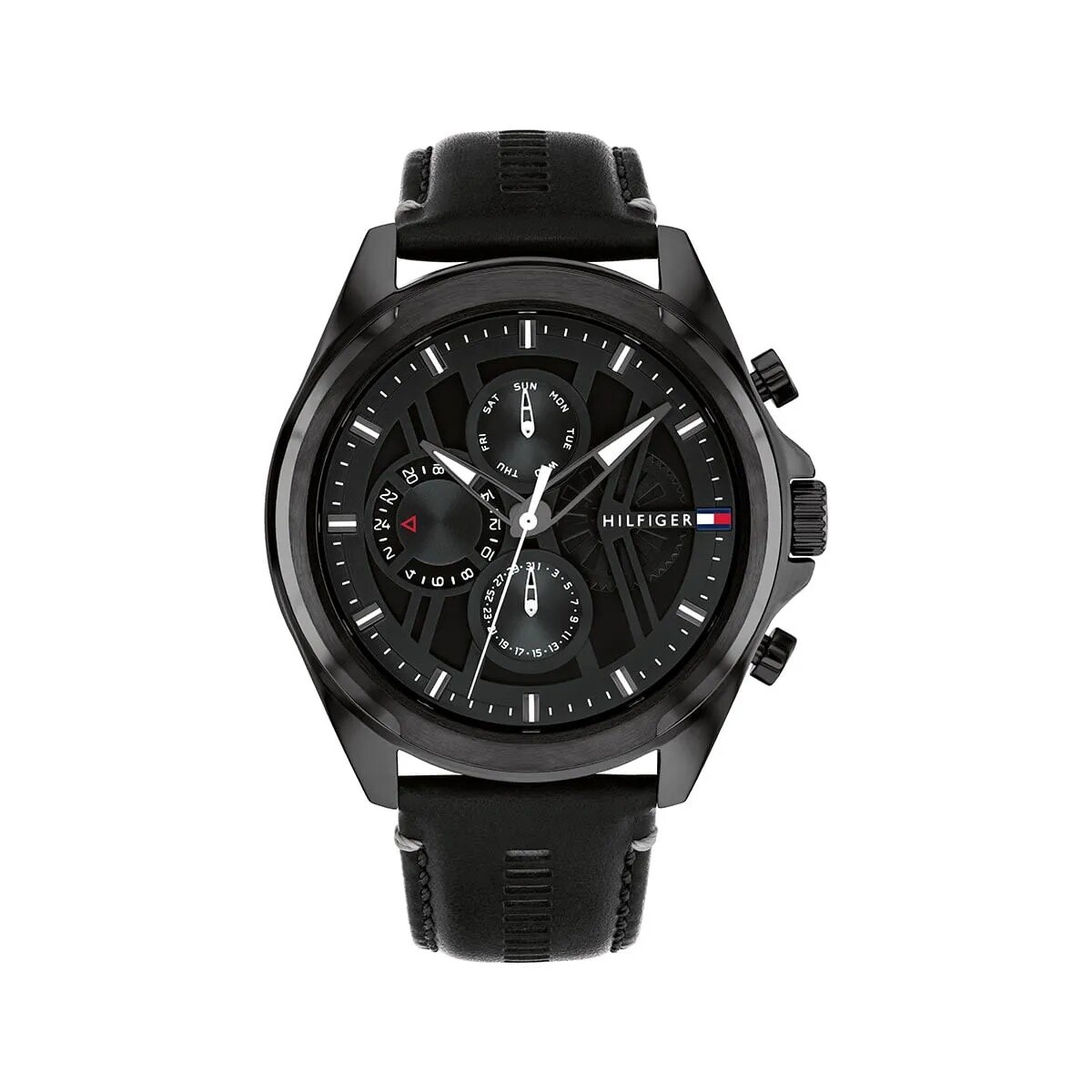 Reloj Tommy Hilfiger 1710654 Para Hombre De Cuero 