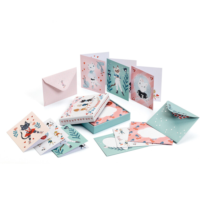 Caja de correspondencia Lucille Lovely Paper Djeco Caja de correspondencia Lucille Lovely Paper Djeco