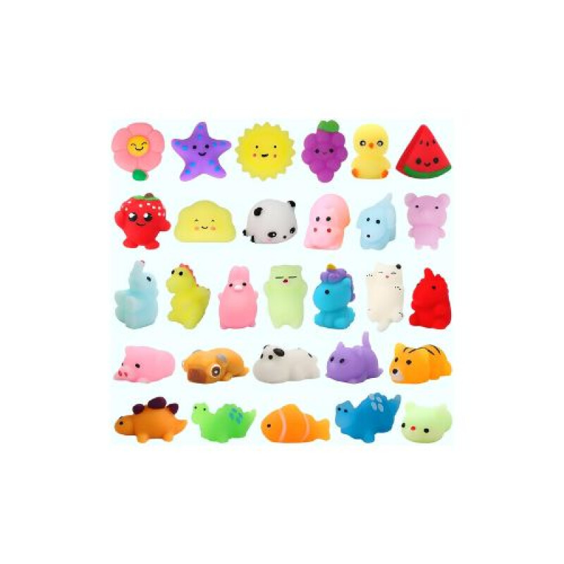 Balde x 24 Squishys Varios Colores y Diseños Balde X 24 Squishys Varios Colores Y Diseños