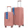 Valija Rígida 24'' Resistente Impermeable 4 Ruedas Rosa