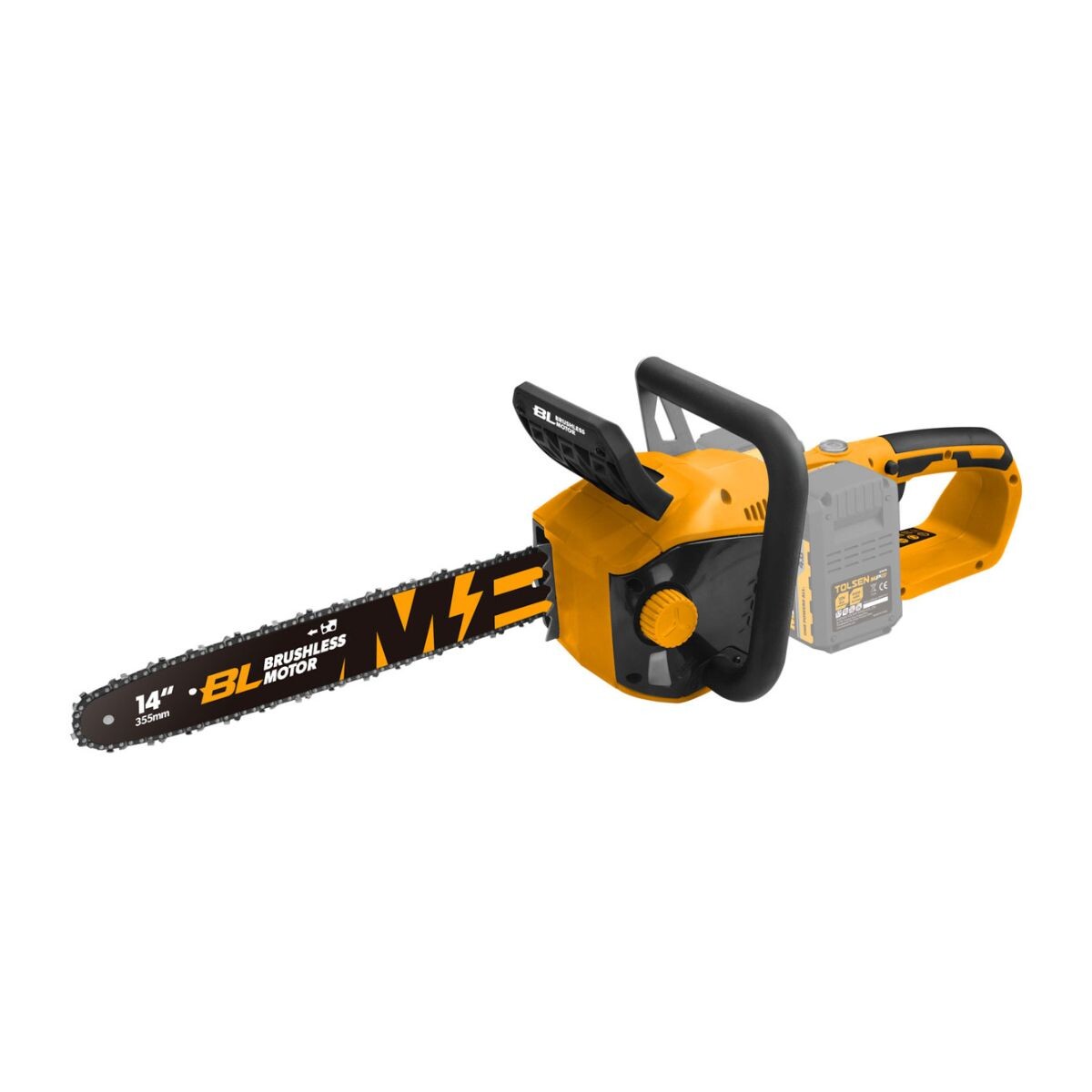 MOTOSIERRA 20V 350mm BRUSHLESS S/BAT/CAR TOLSEN Motosierra 20v 350mm Brushless S/bat/car Tolsen