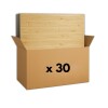 30 Placas Revestimiento Pared Autoadhesiva 70x77cm Promo X30 Madera Clara