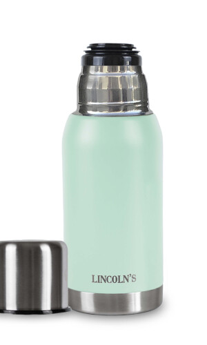 TERMO 750 ml CERBERUS VERDE PASTEL_