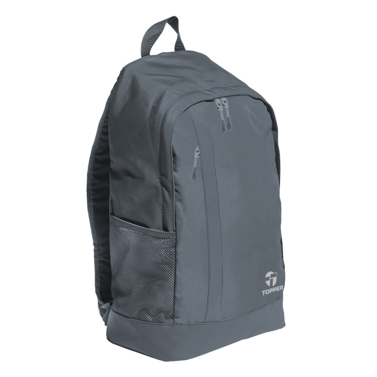 MOCHILA TEAM TOPPER Bordo fig - GRIS CLARO/NEGRO/NARANJA 