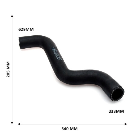 CAÑO FIAT SUP. RADIADOR PALIO 1.3 16V 1.4 04/ IDEA 1.4 8436 - CAÑO FIAT SUP. RADIADOR PALIO 1.3 16V 1.4 04/ IDEA 1.4 8436 -