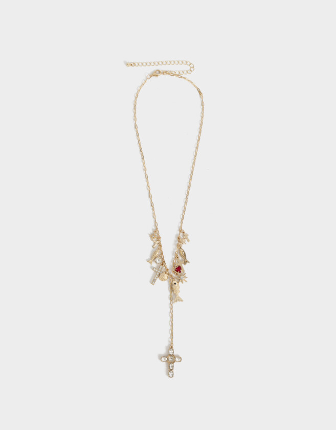 Collares Largos Religioso Collar Largo Religioso - Dorado