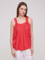 Musculosa Natasha Rojo Coral