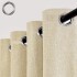 Cortina 100% Blackout 2Paños 140x220 Textura Lino Doble Faz Variante Color Beige
