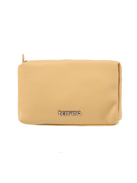 Necessaire Cuadrado Mostaza