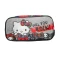 HELLO KITTY ROCK LINE OVALPENCILCASE 2 ZIPPERS Único