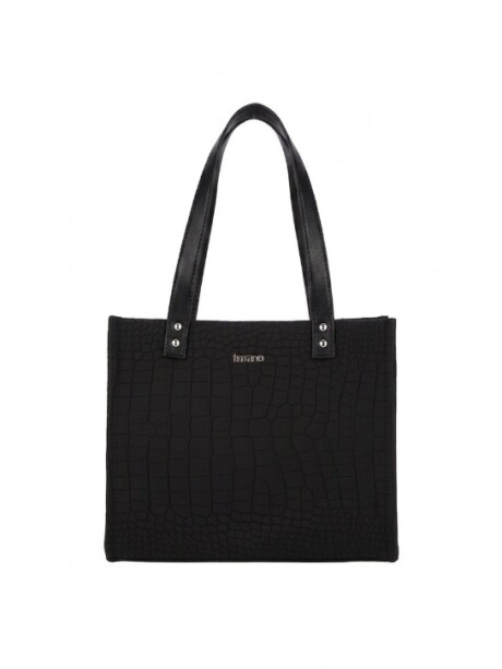 Cartera Moon Croco Negro