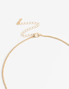 Collares Cortos Metal Collar Corto Flor Dorada - Dorado