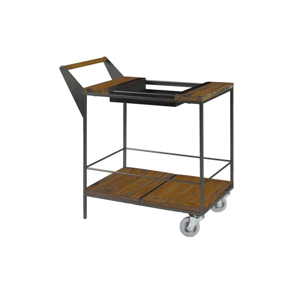 BAR MADERA-Y-METAL MARRON YORK