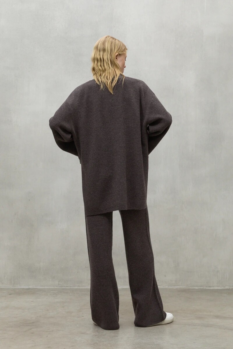 CARDIGAN NIMAL Marron