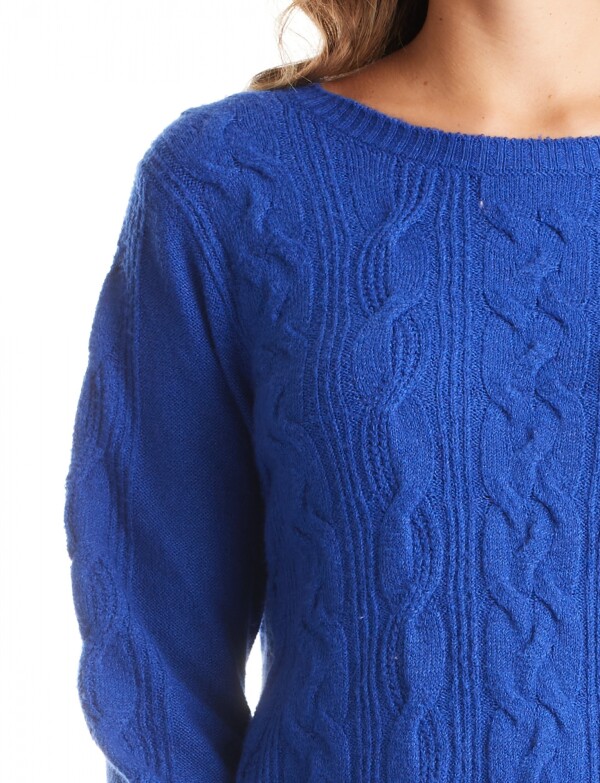 Buzo Soft Trenzas ROYAL