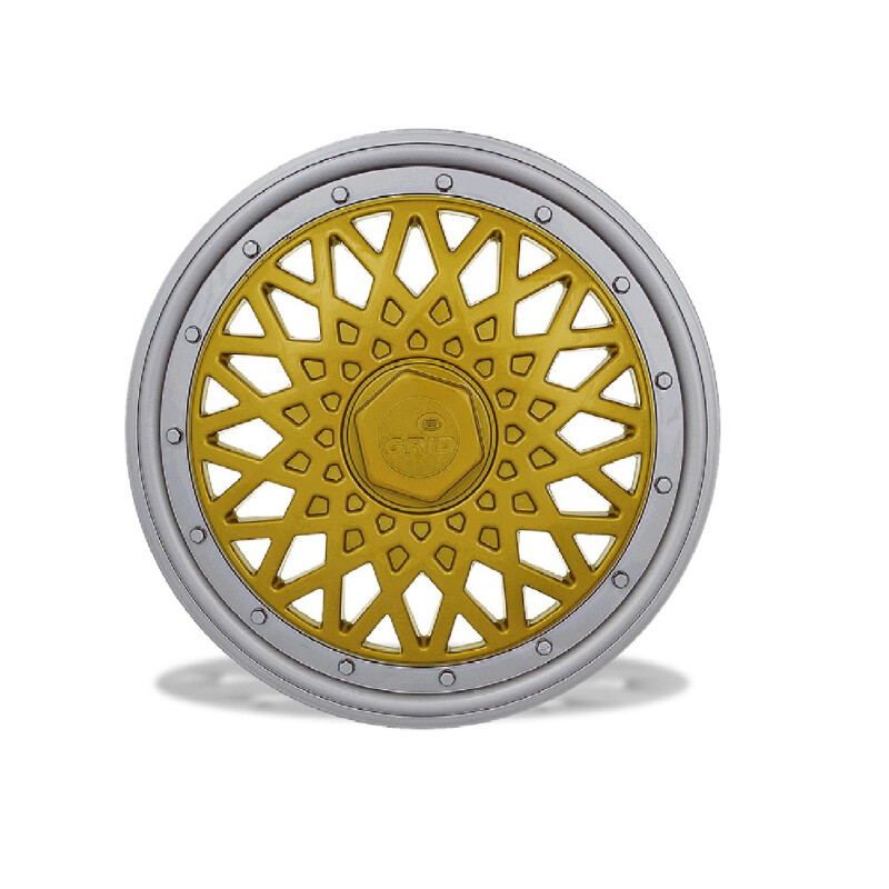 TAZA DE RUEDA 14'' BBS (DORADO Y GRIS) Taza De Rueda 14'' Bbs (dorado Y Gris)