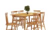 Juego de comedor 6 Sillas - Udine Natural