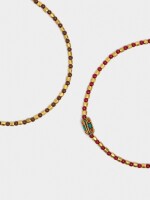 Set De Collares Étnicos multicolor