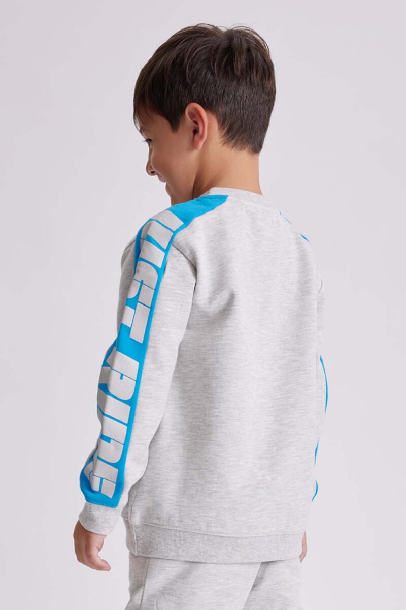Buzo deportivo Gris Melange