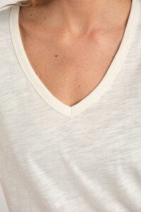Remera Algodón Falame Nácar