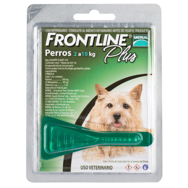 PIPETA FRONTLINE PERRO 2 - 10 KG PIPETA FRONTLINE PERRO 2 - 10 KG