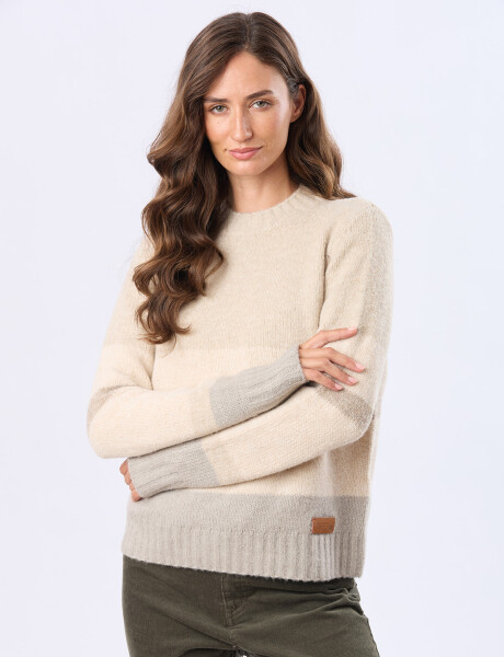 BUZO TEJIDO RAYADO Verde