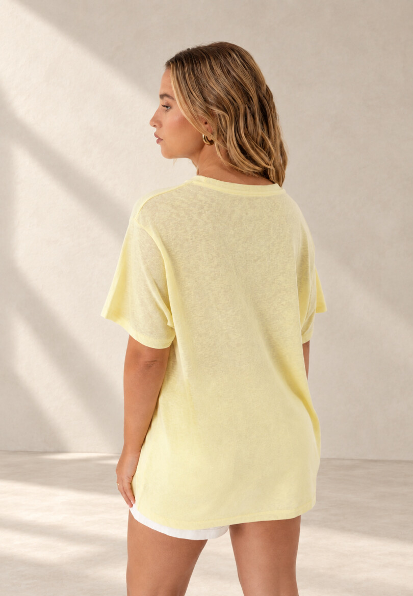 Remera basic Amarillo