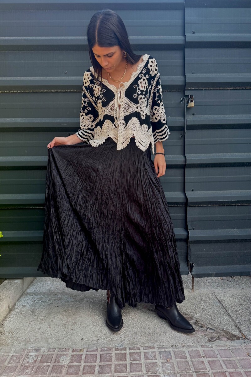 Falda Aliki NEGRO